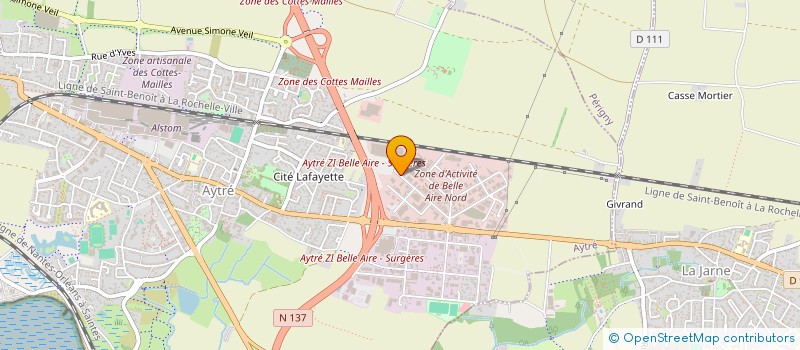 localisation de l'entreprise SCI EQUATEUR  AYTRE