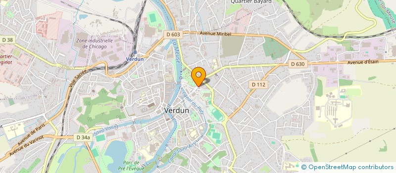 localisation de l'entreprise SCI EQUATION à VERDUN