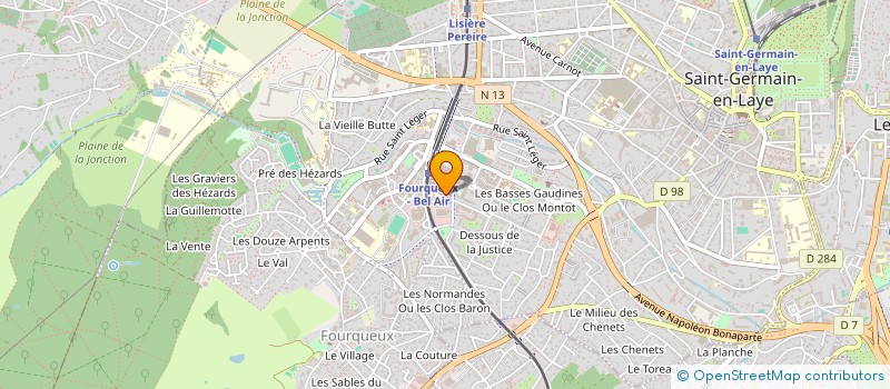 localisation de l'entreprise SCI EQUERRE  SAINT-GERMAIN-EN-LAYE