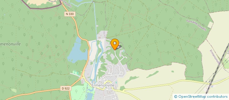localisation de l'entreprise SCI EQUESTRA  ERMENONVILLE