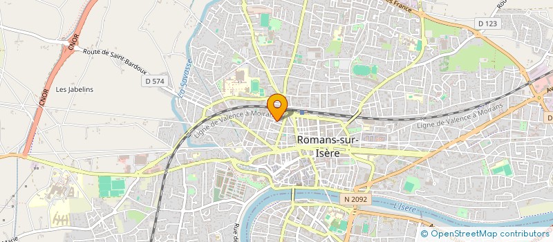 localisation de l'entreprise SCI EQUILIBRE  ROMANS-SUR-ISERE