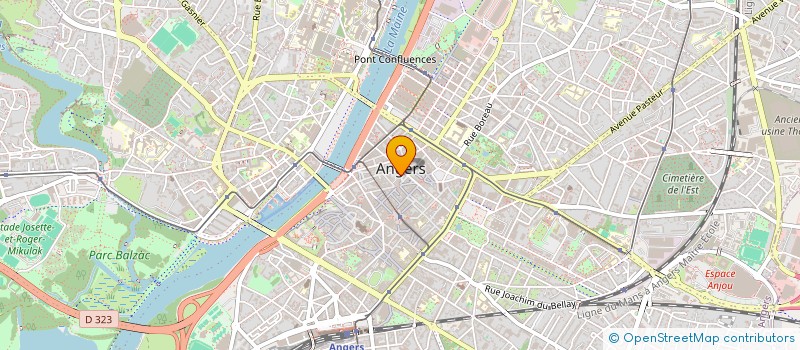 localisation de l'entreprise SCI EQUILIBRE à ANGERS