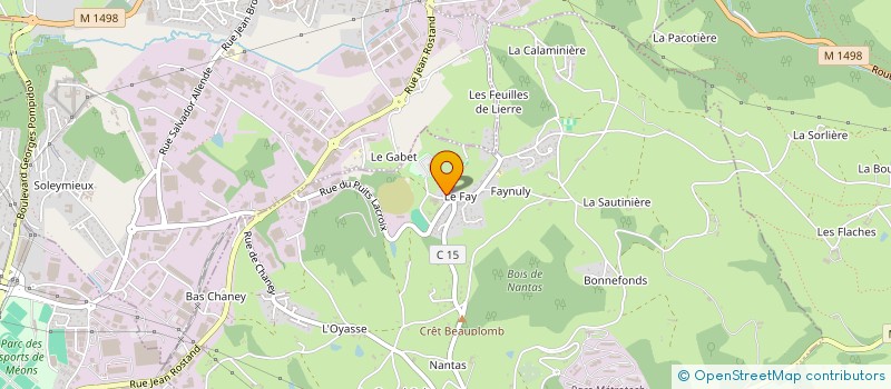 localisation de l'entreprise SCI EQUILIBRE  SAINT-JEAN-BONNEFONDS