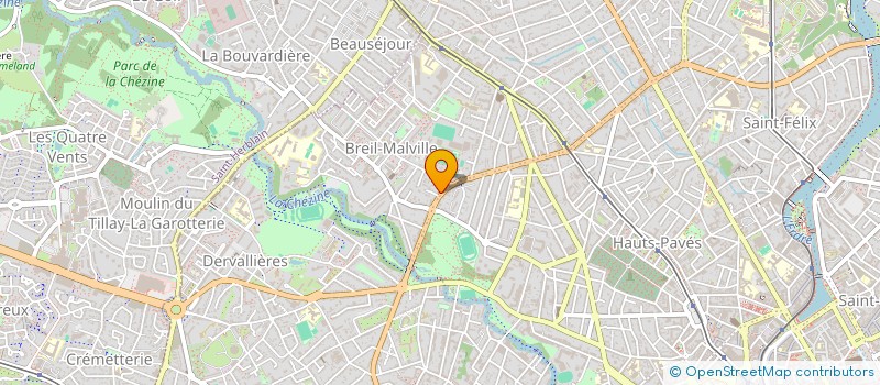 localisation de l'entreprise SCI EQUILIBRE & SANTE  NANTES