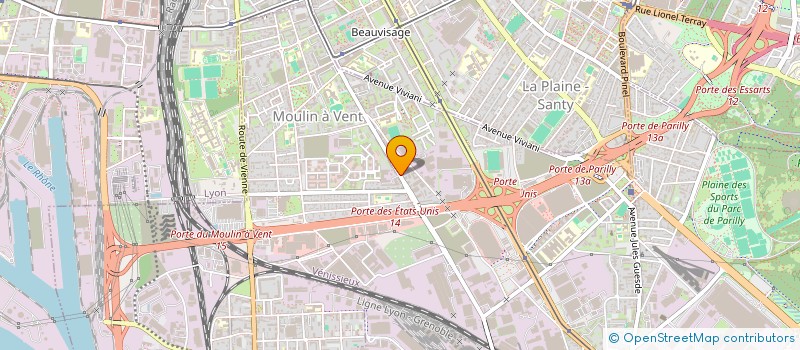 localisation de l'entreprise SCI EQUILIBRIUM  VENISSIEUX