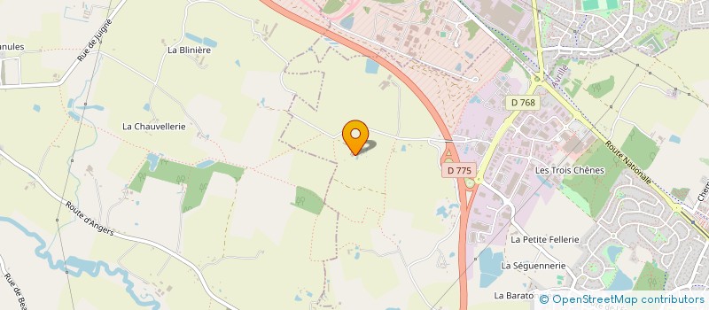 localisation de l'entreprise SCI EQUINE DU FLECHET à AVRILLE