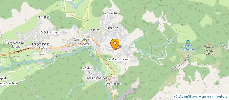 localisation de l'entreprise SCI EQUINOX à LE GRAND-BORNAND