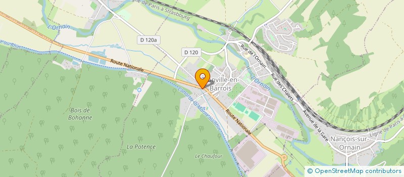 localisation de l'entreprise SCI EQUINOX  TRONVILLE-EN-BARROIS