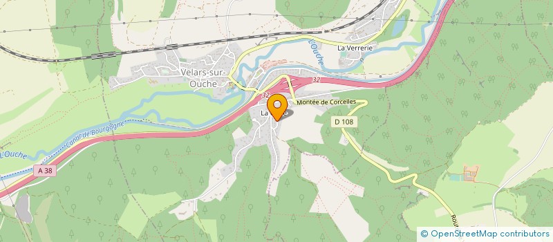 localisation de l'entreprise SCI EQUINOXE  VELARS-SUR-OUCHE