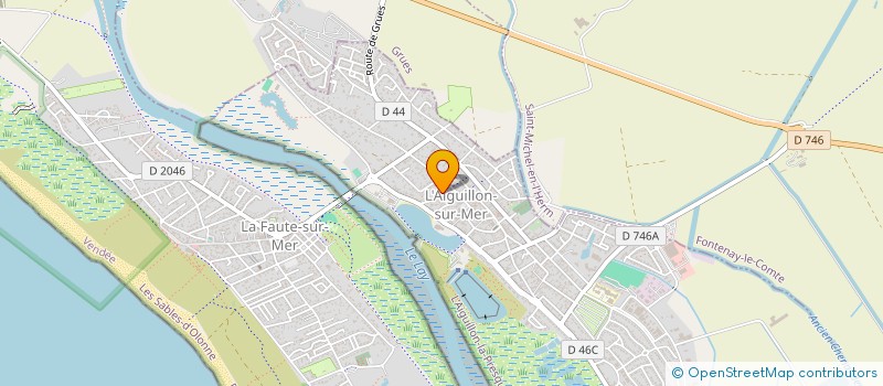 localisation de l'entreprise SCI EQUINOXE  L'AIGUILLON-LA-PRESQU'ILE