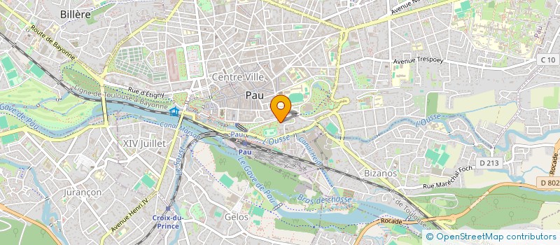 localisation de l'entreprise SCI EQUINOXE à PAU