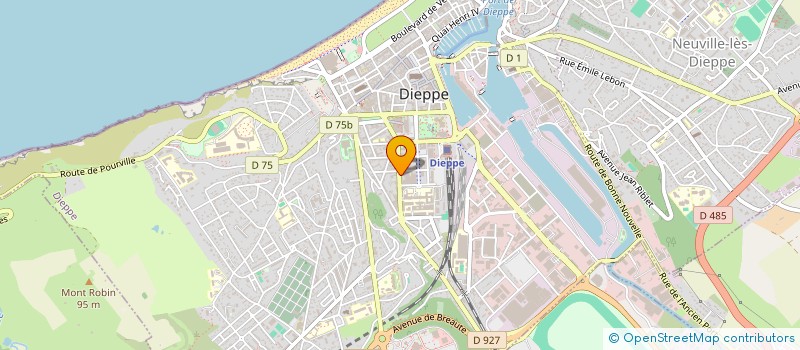 localisation de l'entreprise SCI EQUINOXE  DIEPPE