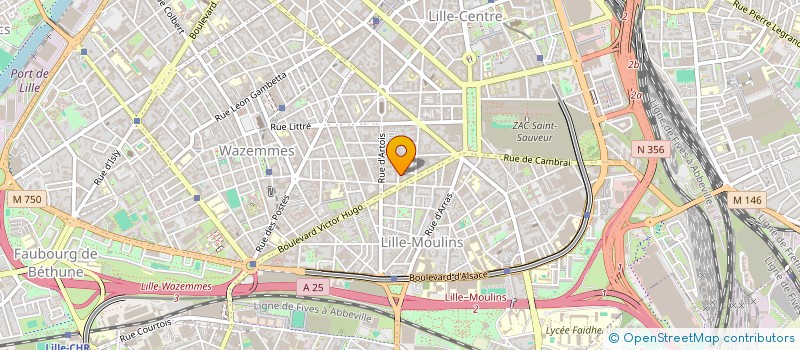 localisation de l'entreprise SCI EQUIPE INFORM à LILLE