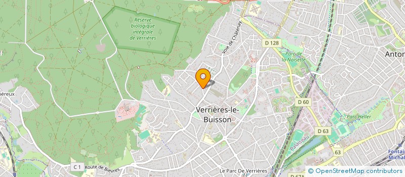 localisation de l'entreprise SCI EQUITANIS à VERRIERES-LE-BUISSON
