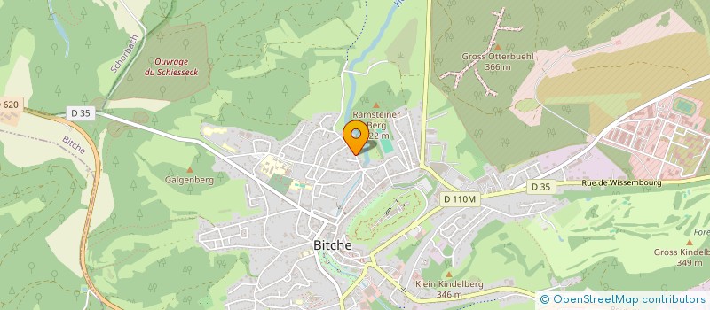 localisation de l'entreprise SCI EQUUS à BITCHE