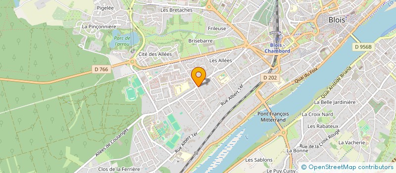 localisation de l'entreprise SCI ER  BLOIS