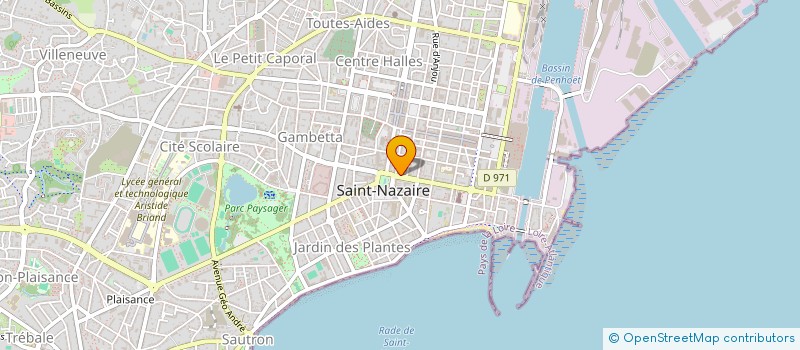 localisation de l'entreprise SCI ER GER  SAINT-NAZAIRE