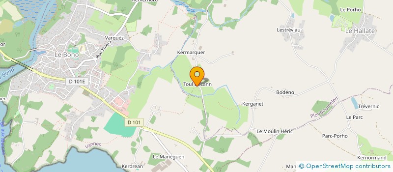 localisation de l'entreprise SCI ER LANN  PLOUGOUMELEN