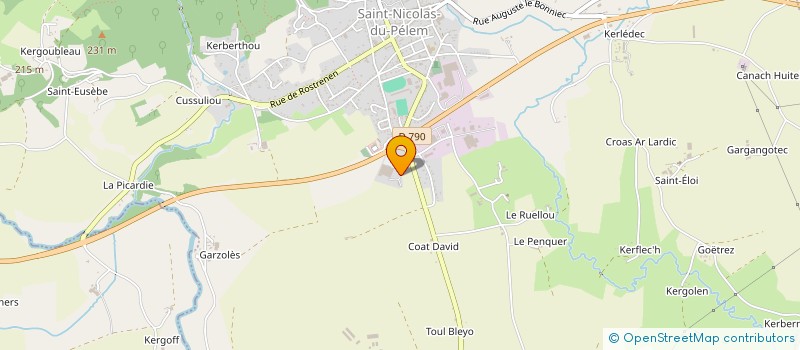 localisation de l'entreprise SCI ER MOR  SAINT-NICOLAS-DU-PELEM