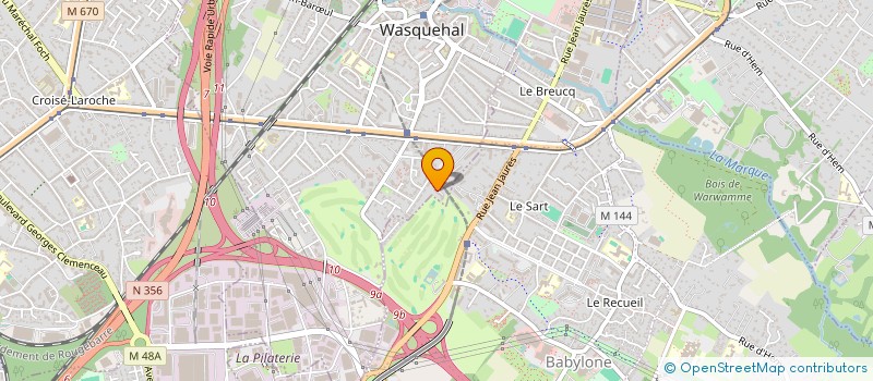 localisation de l'entreprise SCI ERA  WASQUEHAL