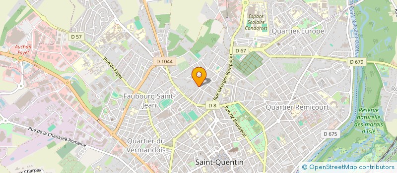 localisation de l'entreprise SCI ERA à SAINT-QUENTIN