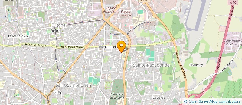 localisation de l'entreprise SCI ERAA  TOURS