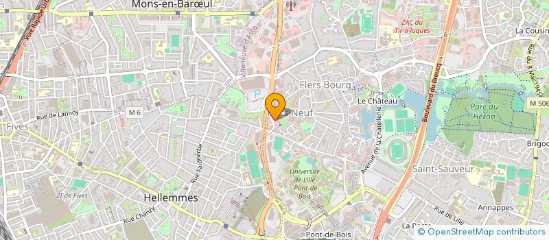 localisation de l'entreprise SCI ERABLE à VILLENEUVE-D'ASCQ