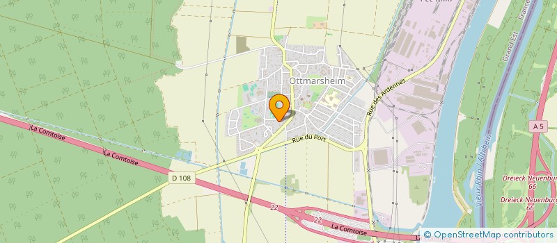 localisation de l'entreprise SCI ERABLE  OTTMARSHEIM