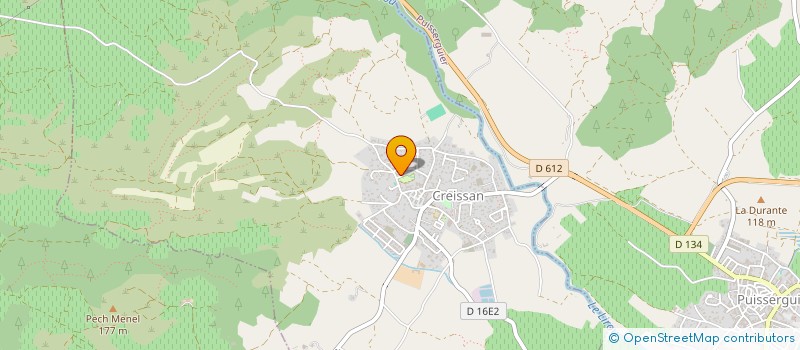 localisation de l'entreprise SCI ERABLES  CREISSAN