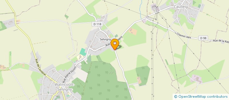 localisation de l'entreprise SCI ERAGONE  WALINCOURT-SELVIGNY