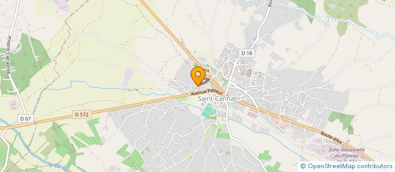 localisation de l'entreprise SCI ERAL  SAINT-CANNAT