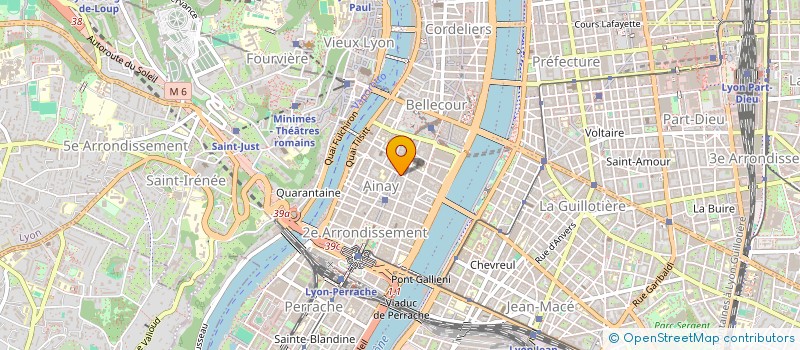 localisation de l'entreprise SCI ERALGAS  LYON