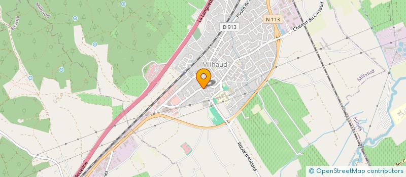 localisation de l'entreprise SCI ERALPI  MILHAUD