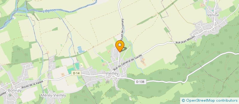 localisation de l'entreprise SCI ERARD  VIEILLEY