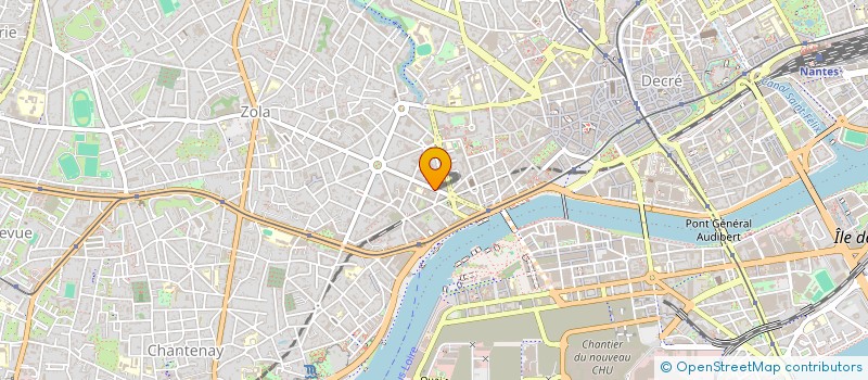localisation de l'entreprise SCI ERASME à NANTES