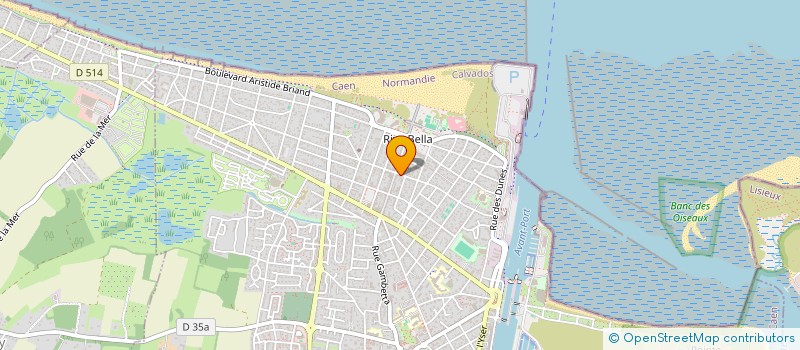 localisation de l'entreprise SCI ERAU OUIS  OUISTREHAM