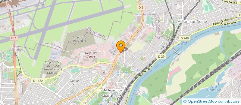 localisation de l'entreprise SCI ERB  ATHIS-MONS