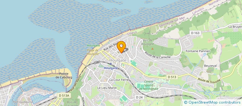 localisation de l'entreprise SCI ERBA  HOULGATE