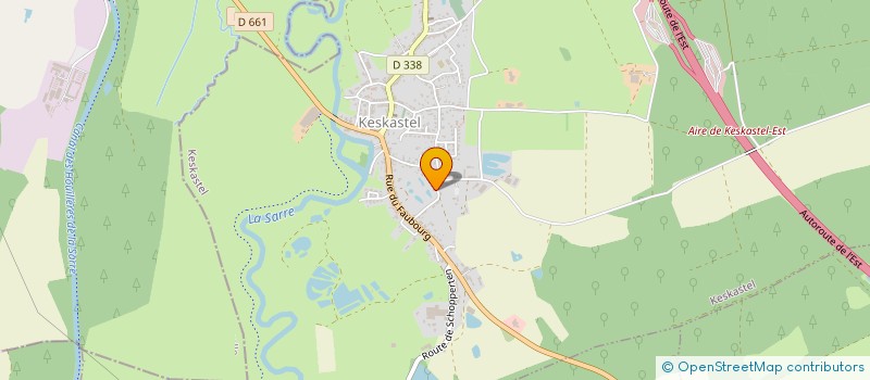 localisation de l'entreprise SCI ERBA  KESKASTEL