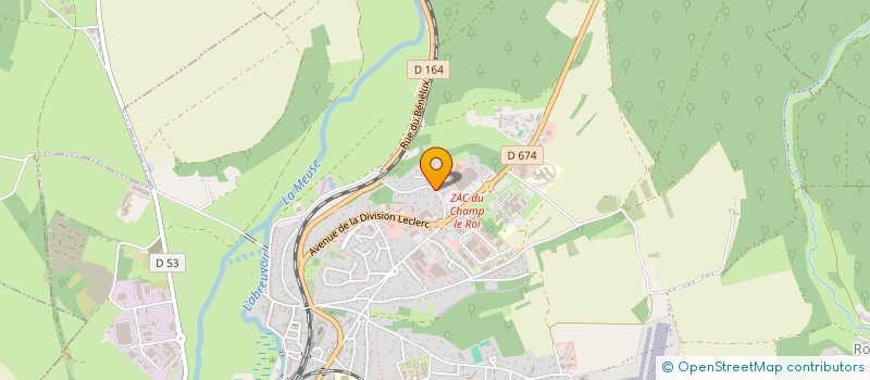 localisation de l'entreprise SCI ERBEASH à NEUFCHATEAU