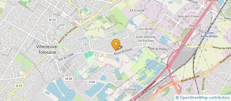localisation de l'entreprise SCI ERBICA à VILLENEUVE-TOLOSANE