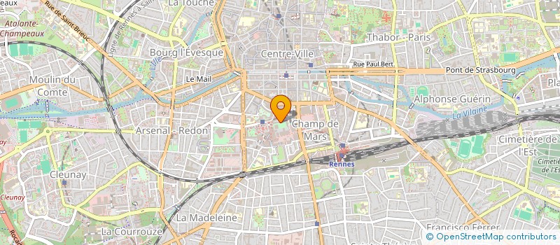 localisation de l'entreprise SCI ERBRAY  RENNES