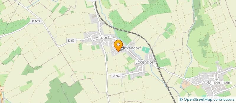 localisation de l'entreprise SCI ERBS  ALTECKENDORF