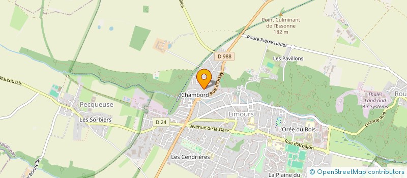 localisation de l'entreprise SCI ERC  LIMOURS