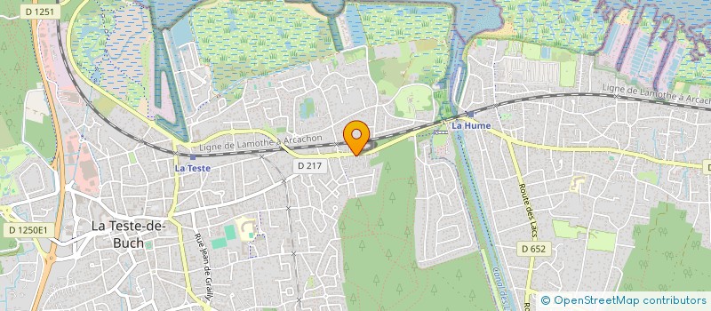 localisation de l'entreprise SCI ERCA à LA TESTE-DE-BUCH