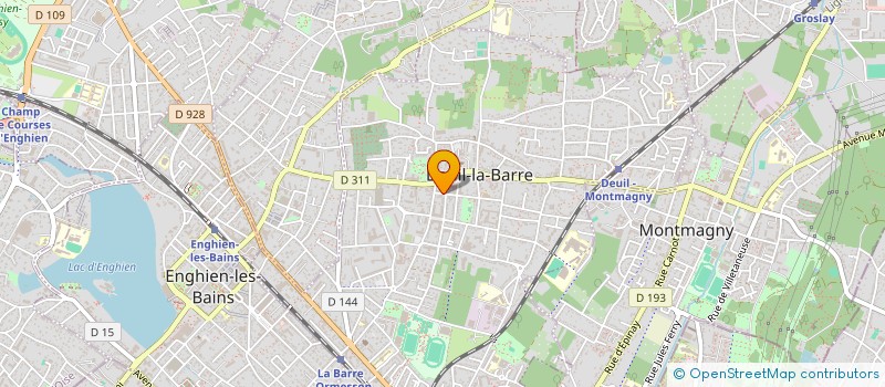 localisation de l'entreprise SCI ERCA  DEUIL-LA-BARRE