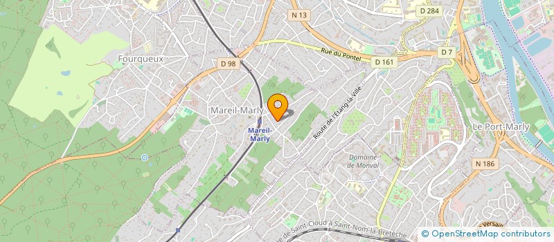 localisation de l'entreprise SCI ERCAD à MAREIL-MARLY