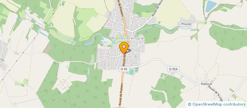 localisation de l'entreprise SCI ERCAT  ROCHES-PREMARIE-ANDILLE