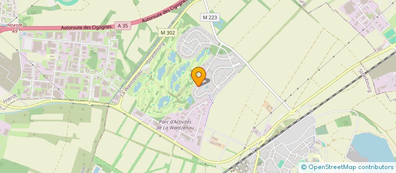 localisation de l'entreprise SCI ERCKMANN  LA WANTZENAU