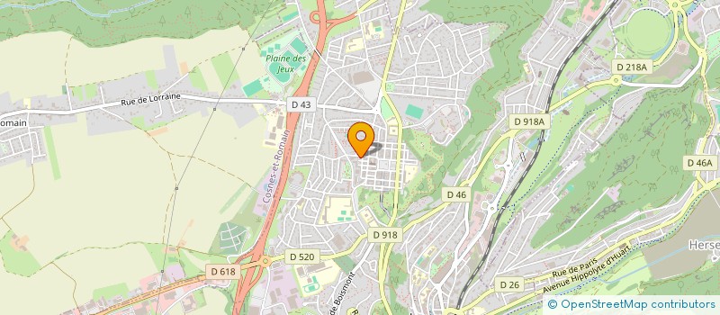 localisation de l'entreprise SCI ERCLB à LONGWY